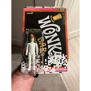 Willy Wonka The Chocolate Factory Wonkavision Super7 Reaction Action Figure New